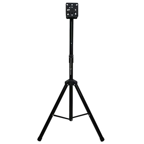 YSTEROKS 3D Holographic Fan Display Stand Adjustable Floor Stand for 4D Holographic Fan Display, Black Height and Angle Adjustable, Sturdy Support