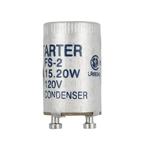 Norman Lamps FS2 Fluorescent Starter - Fluorescent Starter for 14W, 15W, & 20W
