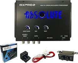 Absolute USA BXPRO2 Epicenter Digital Bass Maximizer Processor with Dash Mount Remote Control & 4Gauge Amp Kit