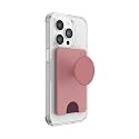 PopSockets Adhesive Phone Wallet and Card Holder with Grip, Pink - Clay