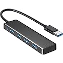 USB 3.0 Hub, VIENON 4-Port USB Hub USB Splitter USB Expander for Laptop, Xbox, Flash Drive, HDD, Console, Printer, Camera,Keyborad, Mouse(Not