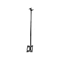 Monoprice Specialty Ceiling Mounted TV Wall Mount Bracket Extra Long Extension Range to 62.6" for 23" to 43" TVs up to 110lbs, Max VESA 200x200