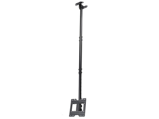 Monoprice Specialty Ceiling Mounted TV Wall Mount Bracket Extra Long Extension Range to 62.6" for 23" to 43" TVs up to 110lbs, Max VESA 200x200