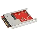 Koutech IO-ASS111 Latch mSATA to 2.5" SATA Device Converter with Metal Frame