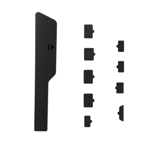 9Pcs Dust Plug For P5 Slim Console, Silicone Dust Protector Anti-Dust Cover Dust proof Plug Game Console Protective Cover Accessories
