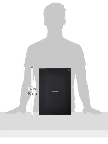 Canon CanoScan LiDE 400 Slim Scanner, 7.7" x 14.5" x 0.4", Document & Photo Scanner, Black