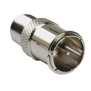 iMBAPrice (10 Pack F-Jack to F-Quick Push On Plug F-pin Coaxial Quick Connect Adapter on coaxial Cables for Connection to Device Like Cable Modern