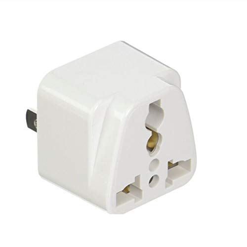 2 Pack Universal Power Travel Plug Adapter Converting from EU/UK/CN/AU to USA FR DE BE CZ SE NZ DK NL to US CA CN Wall Outlet Power Charger Converter…