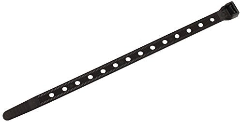 Southwire CT1450015 14-Inch Heavy Duty Cable Ties; Strong 50 lb Test; Universal Easy Zip; Black (Pack of 15)
