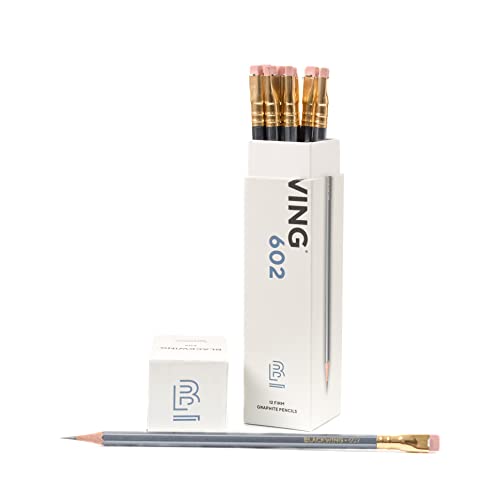 Blackwing Palomino 602-12 Count Pencils with Heritage, Gray