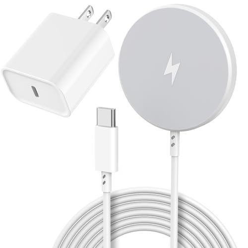 [Apple MFi Certified]Magnetic Wireless Charger Apple Mag Safe Charger,15W 6FT Fast Wireless Charging Pad for AppleiPhone 16 Pro Max/16 Pro/16 Plus/15