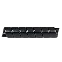 Caplugs 012C100Bk SPSS Series - Plastic Safeplast Safe-Spirals, Spiral Wrap Hose & Cable Protector, Black HD-PE, 0.5" OD x 100' L Hydraulic