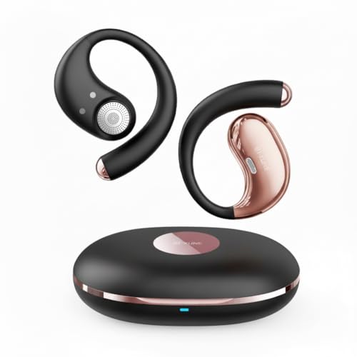 BEVCEFCC Open Ear Bluetooth Headphones 6.0, Wireless Earbuds with Ear Hooks, 36H Playtime, Sweatproof Comfort Fit for Sports Running Workouts, Touch…