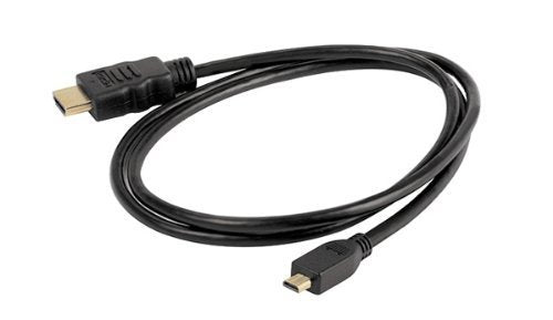 MPF Products AHDMC-301 Micro HDMI to HDMI Cable - HD Video Cable Replacement Compatible with GoPro HERO3, GoPro HERO3+, GoPro HERO4 Black, Silver
