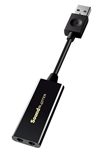 Creative Labs Sound Blaster Play! 3 External USB Sound Adapter for Windows and Mac. Plug and Play (No Drivers Required). Upgrade to 24-Bit 96Khz