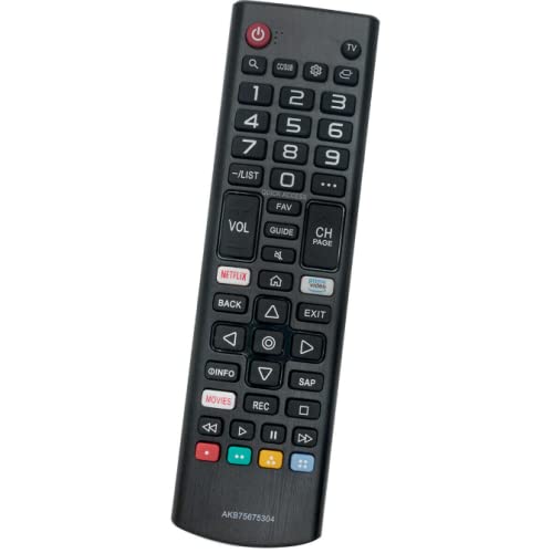 AKB75675304 Replacement Remote Control Compatible with LG TV 70UM7370PUA 50UM7400PUA 55UM7400PUA 65UM7400PUA 75UM7570AUE 75UM7570PUB 43UM6900PUA