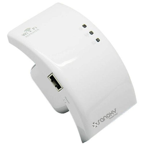 SANOXY® 300M Wireless-N WiFi Repeater 802.11B/G/N Network Router Range Expander and Supports Wireless Repeater Mode and AP Mode