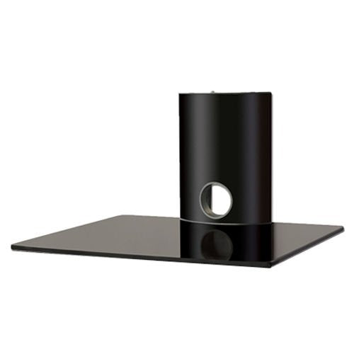 2xhome - New TV Wall Mount Bracket (Single Arm) & Single Shelf Package - Secure Cantilever LED LCD Plasma Smart 3D WiFi Flat Panel Screen Monitor
