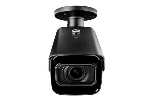 Lorex Nocturnal 3 4K (16 Camera Capable) 4TB NVR System with Smart IP Bullet Security Cameras with 30FPS Recording and Motorized Varifocal Lens - (8