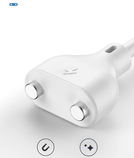 Accessonico Magnetic USB Charger, DC Cable 3ft Replacement Charging Cord for Rechargeable Toys Electric Toothbrush (6MM)