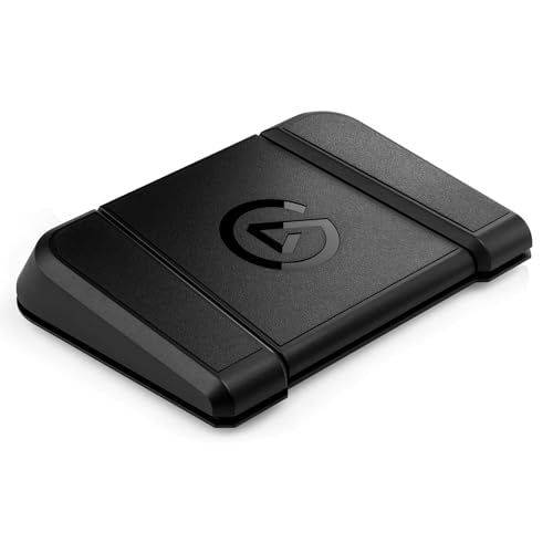Elgato Stream Deck Pedal - Hands-Free Studio Controller, 3 Macro footswitches, Trigger Actions in apps and Software Like OBS, Twitch, YouTube