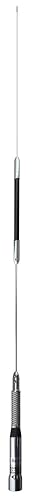 Diamond Antenna AZ507RSP Dual?Band Mobile Antenna 144/430 MHz 2 M/70 CM Vertical Whip High Gain 2.15 dBi/4.9 dBi with UHF PL?259 Mount for Ham Radio