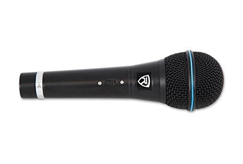 Rockville Mic Bundle: (2) RMC-XLR Professional Dynamic Cardioid Metal Microphones, (2) XLR Cables, 2-Piece