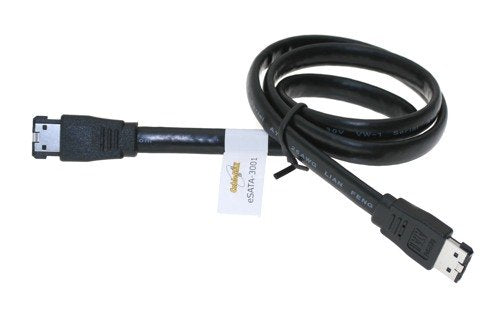 CABLEMAX eSATA to eSATA 3GB/s External SATA 2 (eSATA) Shielded External Cable (2ft)