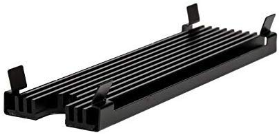 Thermal Grizzly NVMe M.2 SSD Cooler - Including 2X Matching Minus Pad 8 Thermal Pads - Compatible with Various Manufacturers Like Samsung, Kingston