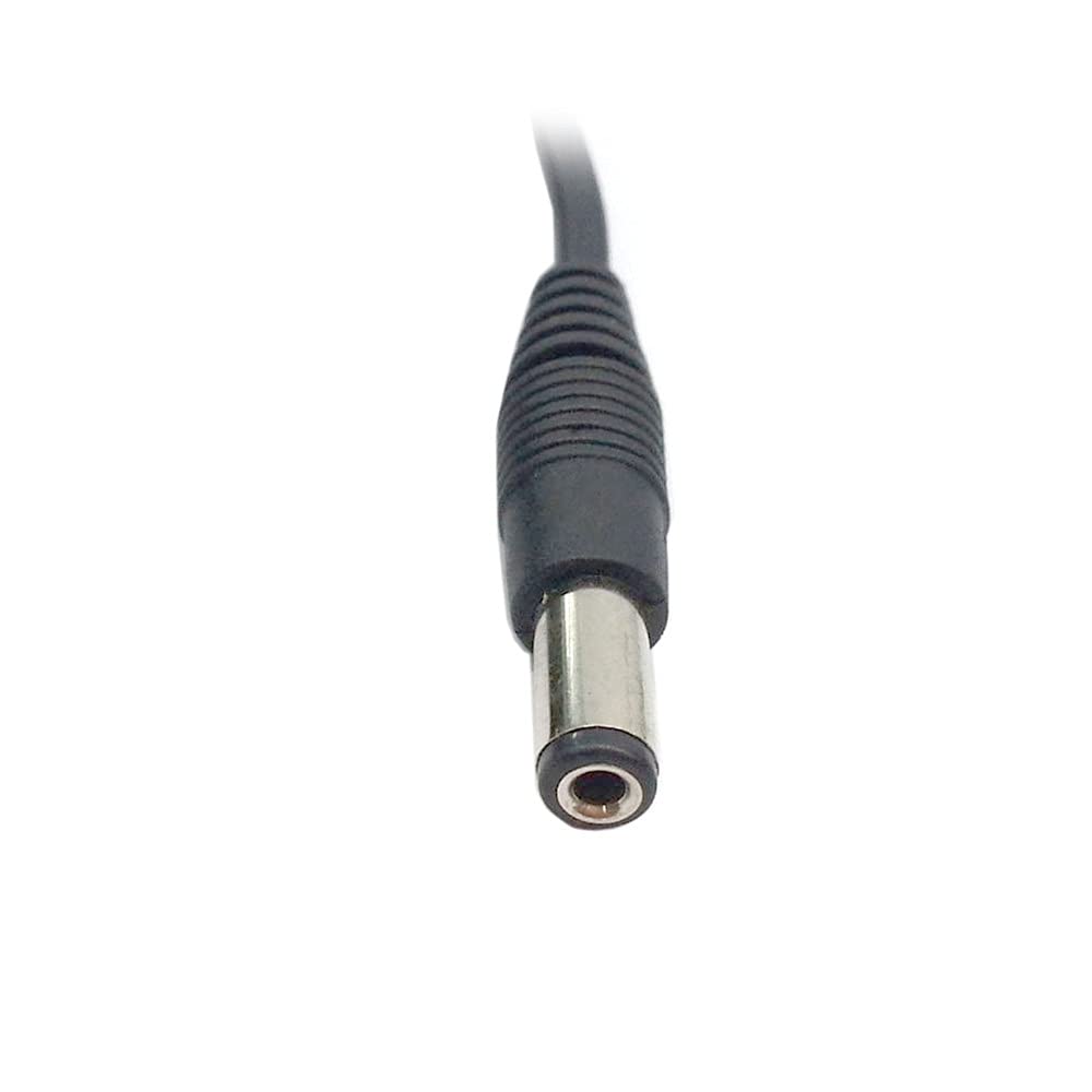 JSER USB 2.0 A Type Male to 5.5 x 2.5mm DC 5V Power Plug Barrel Connector Charge Cable 3ft