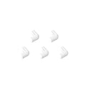 D-Line Small Cable Raceway External Bend, for use with 0.78" (W) x 0.39" (H) Cable Cover - 5-Pack, White
