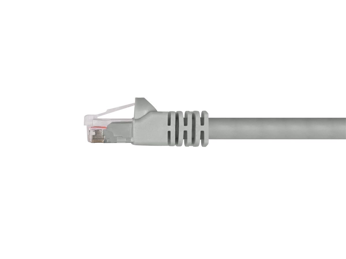 Monoprice Cat5e 100ft Gray Patch Cable UTP 24AWG 350MHz Pure Bare Copper Snagless RJ45 Fullboot Series Ethernet Cable