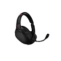 ASUS ROG Strix Go 2.4 Electro Punk Wireless Gaming Headphones with USB-C 2.4 GHz Adapter | Ai Powered Noise-Cancelling Microphone | Over-Ear