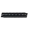 Caplugs SPSS Series - Plastic Safeplast Safe-Spirals, Spiral Wrap Hose & Cable Protector, Black HD-PE, 0.67" OD x 100' L Hydraulic & Pneumatic Hoses