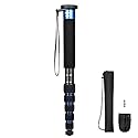 Koolehaoda 6-Section Monopod Compact Portable Photography Aluminum Alloy Unipod Stick, Max. Load 10kg / 22lbs, Folding Size is only 15-inch (K-266