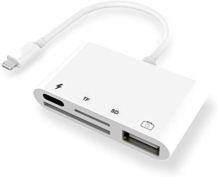 Anytrox Car Play Adapter for iPhone with Video,Easy Plug and Play_White