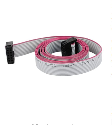 SJZBIN 4pcs Flat Ribbon Cable Connector 2.54 mm Pitch Dual Row 10 Pin Female to Female IDC Ribbon Connector 100cm