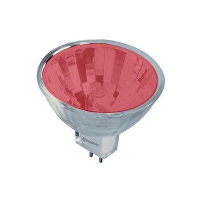 20W Bi-Pin MR11 Halogen Bulb in Red [Set of 4]