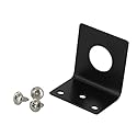 Tram Browning L-Bracket 1255-B 3/4 Hole Stainless Steel Black NMO 3/4 Hole Mount L Bracket Mobile Antennas for NMO Mount Cable Mobile Antennas Car