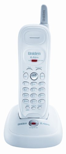 Uniden EXP7240 2.4 GHz Analog Cordless Phone (White)
