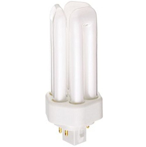 Sylvania 20877 (4-Pack) CF18DT/E/IN/835/ECO 18-Watt Triple Tube Compact Fluorescent Light Bulb, 3500K, 1164 Lumens, 82 CRI, T4 Shape, 4-Pin GX24q-2