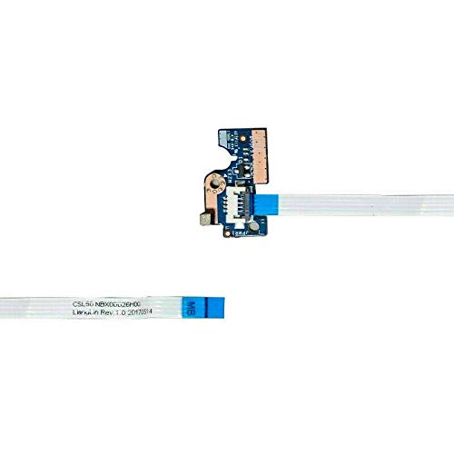 GinTai Power Switch Button Board with Cable Replacement for HP 15T-BR 15Z-BW 15-BW 15-BS 15-BS134WM 250 255 G6 CSL50 LS-E791P NBX00026H00 924933-001