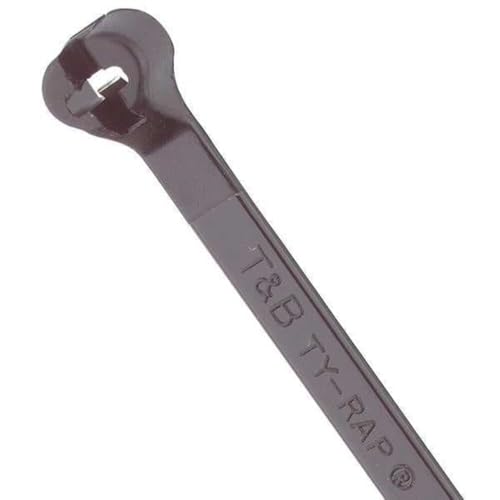 Thomas & Betts TY242MX UV BLK Cable Tie, 30 lb., 8" (Pack of 1000)