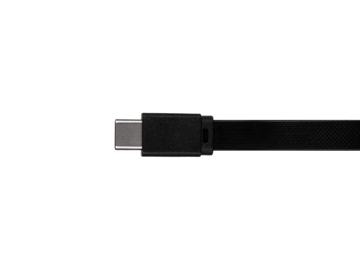 Monoprice Flat USB Type-C to Type-A 3.2 Gen1 Charge and Sync Cable - 5Gbps, 3 Amp Charging, Reversible Connector, Resists Tangling, Compatible