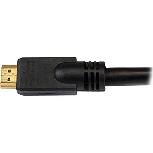 StarTech.com 35 ft High Speed HDMI Cable - Ultra HD 4k x 2k HDMI Cable - HDMI to HDMI M/M - 35ft HDMI 1.4 Cable - Audio/Video Gold-Plated (HDMM35) Black