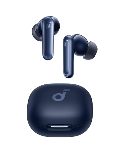 Soundcore P40i by Anker, Noise Cancelling Wireless Earbuds,Adaptive Noise Cancelling to Environments, Heavy Bass,60H Playtime, 2-in-1 Case and Phone