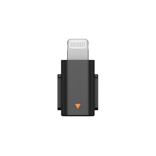 AUPEYZ Lightning Adapter Compatible with DJI Mic Mini Receiver - Mobile Audio Connector for iPhone 14 and Earlier