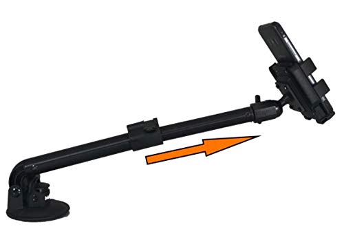 Havis PKG-WIN-102 Telescoping Universal Rugged Phone Cradle & Industrial Strength Suction Cup Mount