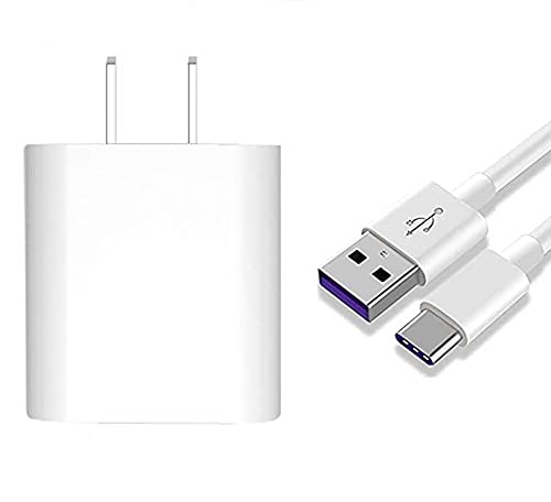 for Huawei Supercharge Power Adapter,4.5V 5A Quick Fast Charger with Super Charging USB Type C Cable Super Charger for Huawei P20 Pro, P10 Plus,Mate 9