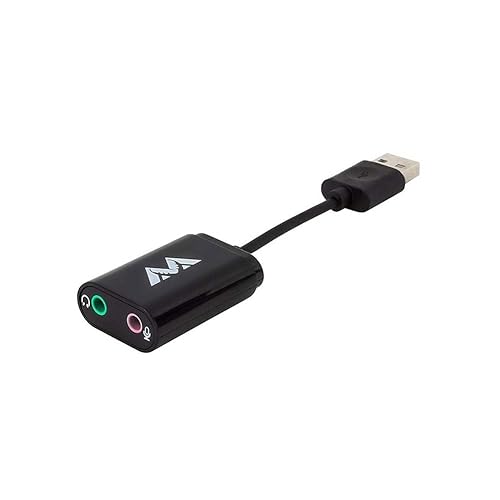 ANTLION AUDIO GDL-0424 USB Stereo Sound Card Adaptor for Microphones and Headphones